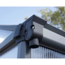 Palram - Canopia Glory Greenhouse 8X20 Grey -Garden Tool Store 12806779 1254833201016812