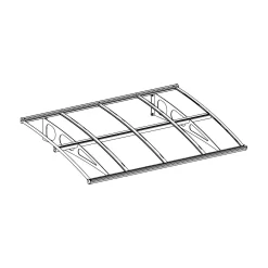 Palram - Canopia Canopy Bordeaux 2230 White Clear 8 Palram - Canopia Canopy Bordeaux 2230 White Clear -Garden Tool Store 12807320 4654833216514374