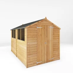 Mercia 10 X 6ft Overlap Double Door Apex Shed