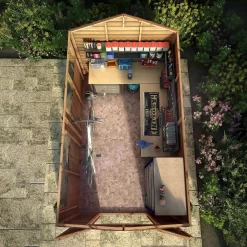 Mercia 10 X 6ft Overlap Double Door Apex Shed -Garden Tool Store 12809172 3145051417023518