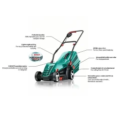 Bosch 1300W Rotak 34-13 Electric Lawn Mower - 34cm -Garden Tool Store 12809318 6605027558834463