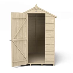 Forest Overlap 6 X 4ft Pressure Treated Apex Shed -Garden Tool Store 12810807 8294833195235290