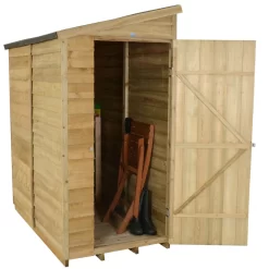 6x3ft Forest Overlap Pent Wooden Shed 12 6x3ft Forest Overlap Pent Wooden Shed -Garden Tool Store 12810808 1004833197224320