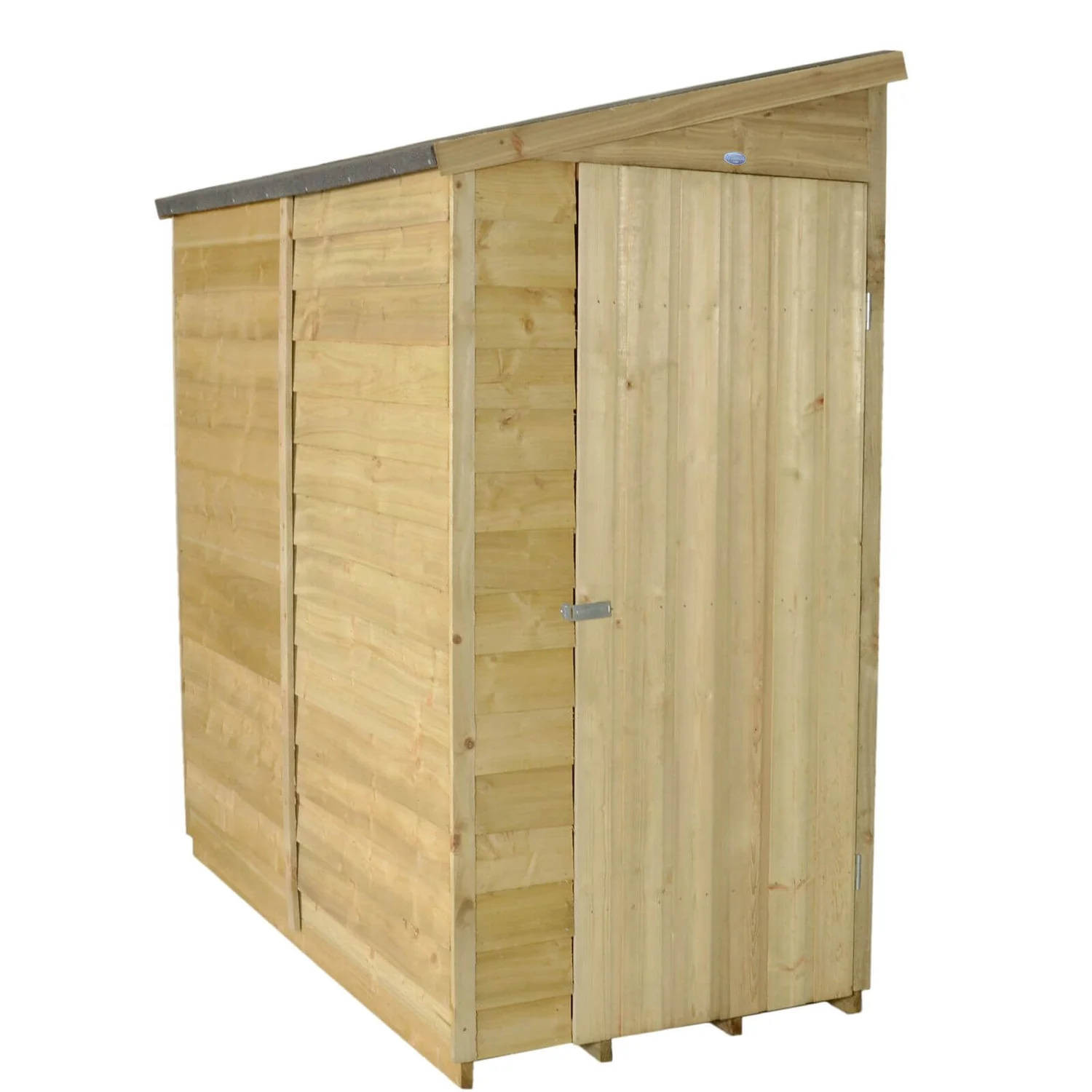 6x3ft Forest Overlap Pent Wooden Shed 1 6x3ft Forest Overlap Pent Wooden Shed