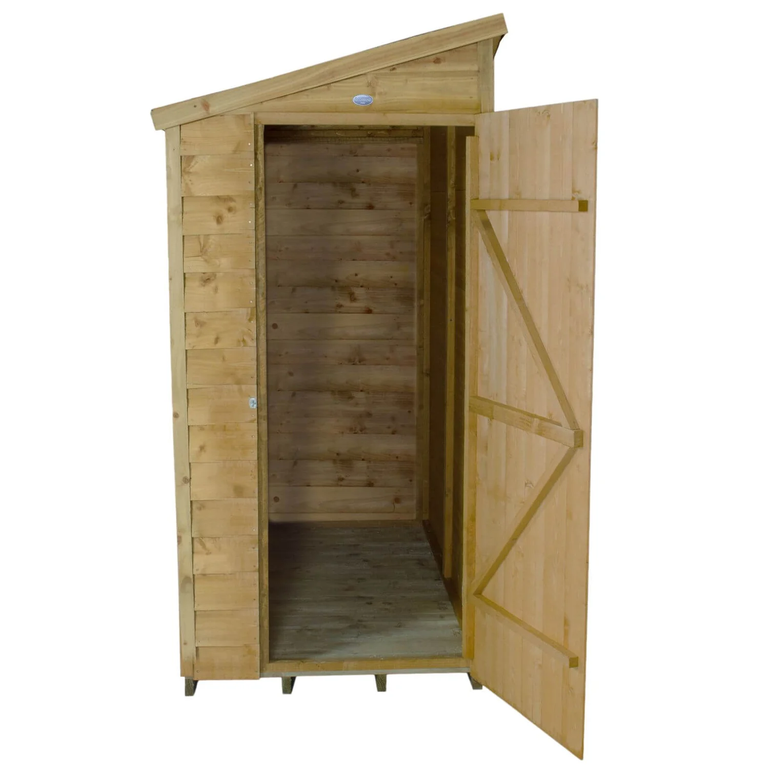 6x3ft Forest Overlap Pent Wooden Shed 9 6x3ft Forest Overlap Pent Wooden Shed - Image 9