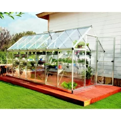 Palram 6 X 14ft Canopia Harmony Greenhouse - Silver 10 Palram 6 X 14ft Canopia Harmony Greenhouse - Silver -Garden Tool Store 12810860 1274833197875950
