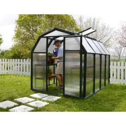 Palram 6 X 8ft Canopia Eco Grow Greenhouse - Green 17 Palram 6 X 8ft Canopia Eco Grow Greenhouse - Green -Garden Tool Store 12810861 8324833198775713
