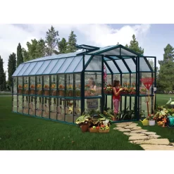 Palram 8 X 20ft Canopia Grand Gardener Greenhouse - Green 12 Palram 8 X 20ft Canopia Grand Gardener Greenhouse - Green -Garden Tool Store 12810865 6604833196180521