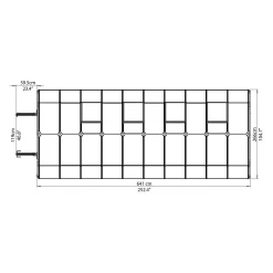 Palram 8 X 20ft Canopia Hobby Gardener Greenhouse - Green 12 Palram 8 X 20ft Canopia Hobby Gardener Greenhouse - Green -Garden Tool Store 12811079 2154833197846172