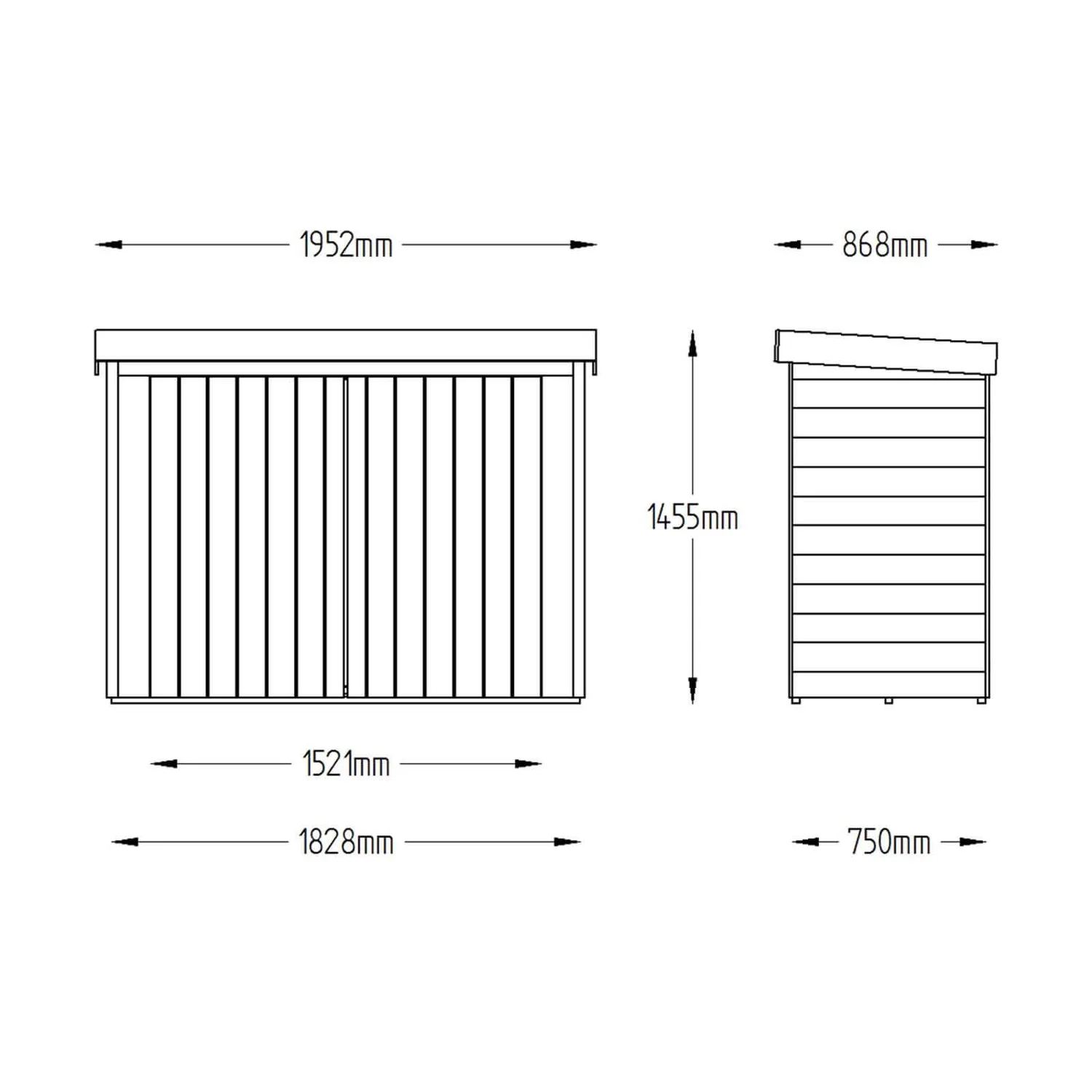 Forest (Installation Included) Wooden Pentagonal Large Outdoor Store 5 Forest (Installation Included) Wooden Pentagonal Large Outdoor Store - Image 5
