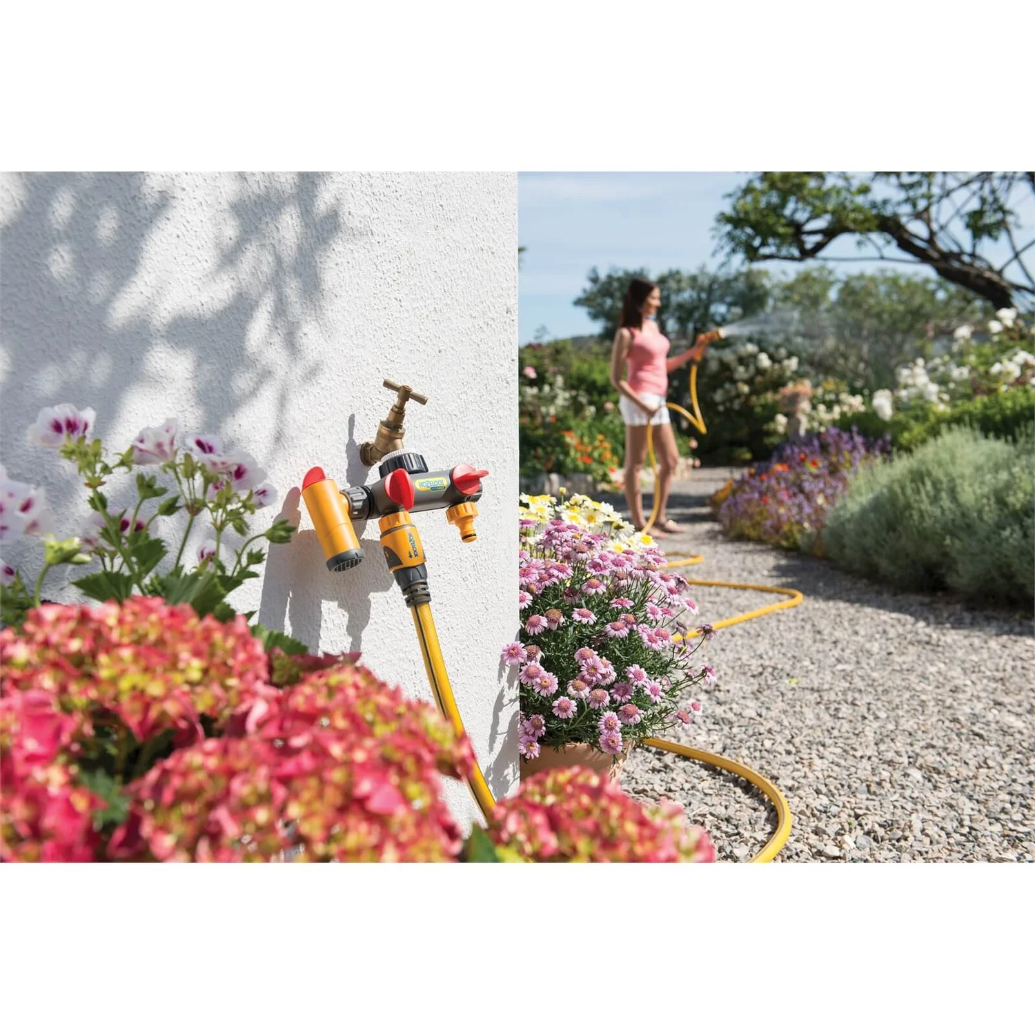 Hozelock Flowmax 3 Way Tap Connector 2 Hozelock Flowmax 3 Way Tap Connector - Image 2