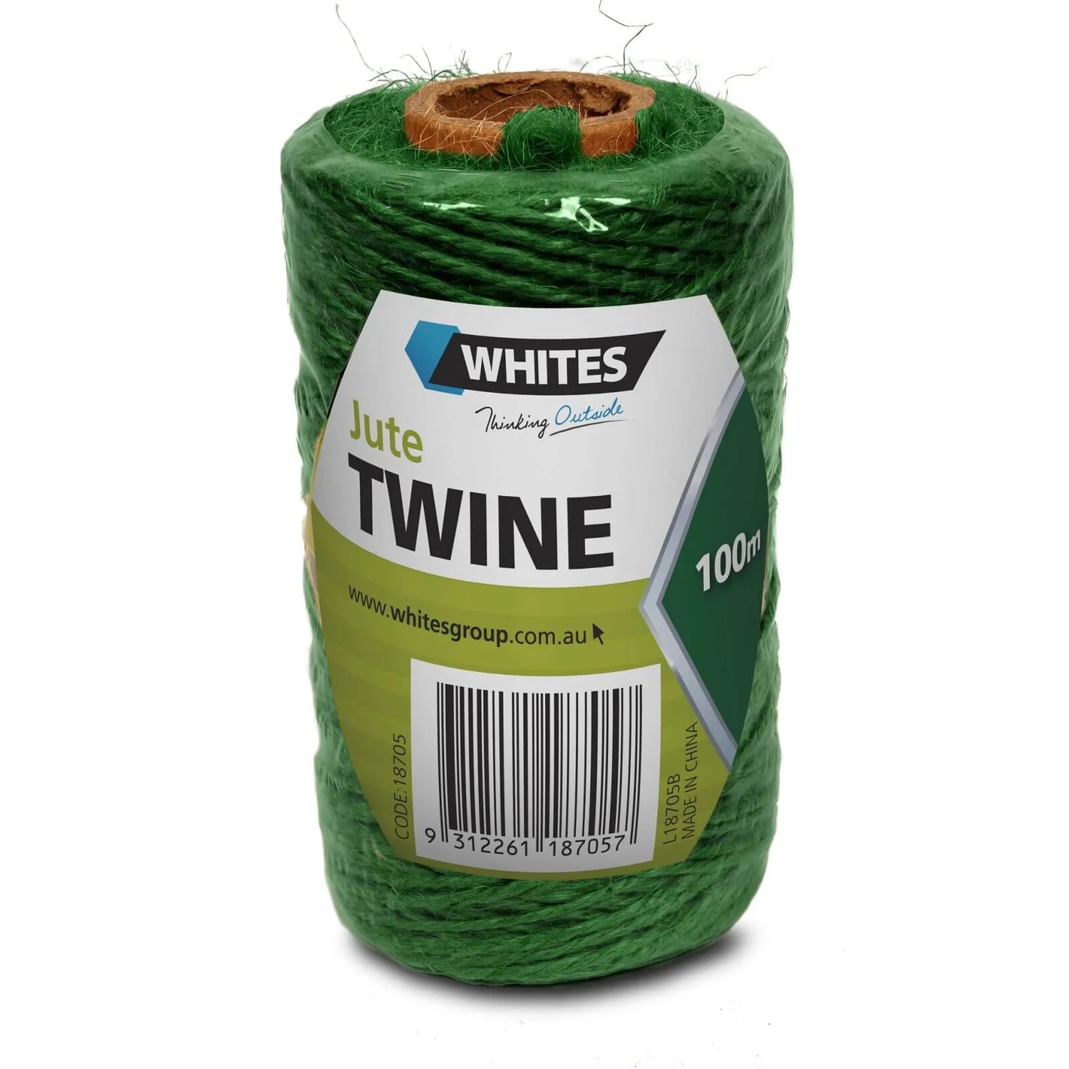 Whites Jute Garden Twine - Green / 100m 1 Whites Jute Garden Twine - Green / 100m