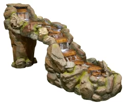 Stylish Fountains Bustling Waters Including LED Lights