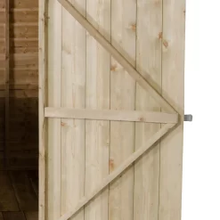 8x6ft Forest Wooden Overlap Pressure Treated Apex Shed -incl. Installation -Garden Tool Store 12814915 1624845696474645