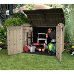 Keter Store It Out Ultra Outdoor Garden Storage Shed - Beige & Brown - 2000L 12 Keter Store It Out Ultra Outdoor Garden Storage Shed - Beige & Brown - 2000L -Garden Tool Store 12815621 2154833203715627