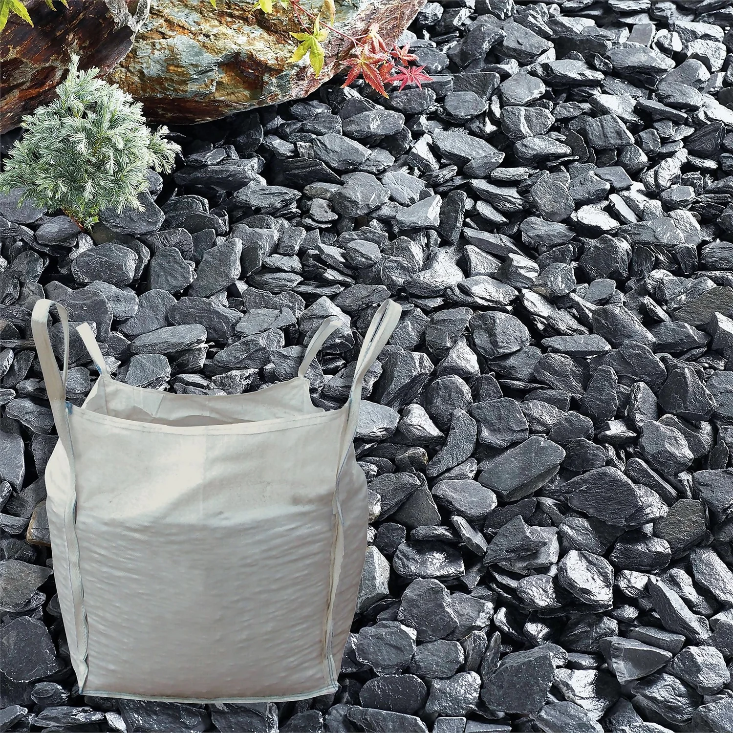 Stylish Stone Blue Slate 40mm - Bulk Bag 750 Kg 1 Stylish Stone Blue Slate 40mm - Bulk Bag 750 Kg