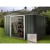 Yardmaster 10x13ft Hercules Deluxe Apex Metal Shed With Floor Frame