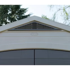 Keter Factor 8 X 8ft Outdoor Garden Apex Storage Shed - Beige/Brown -Garden Tool Store 12817716 8864864829090955