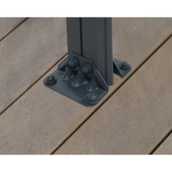 Palram - Canopia Palermo 4300 Garden Gazebo Grey -Garden Tool Store 12819403 2064893347464299