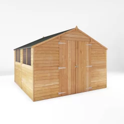 Mercia 10x10ft Overlap Apex Wooden Shed