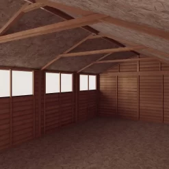 Mercia 20 X 10ft Overlap Apex Wooden Shed -Garden Tool Store 12819927 7115047800749736