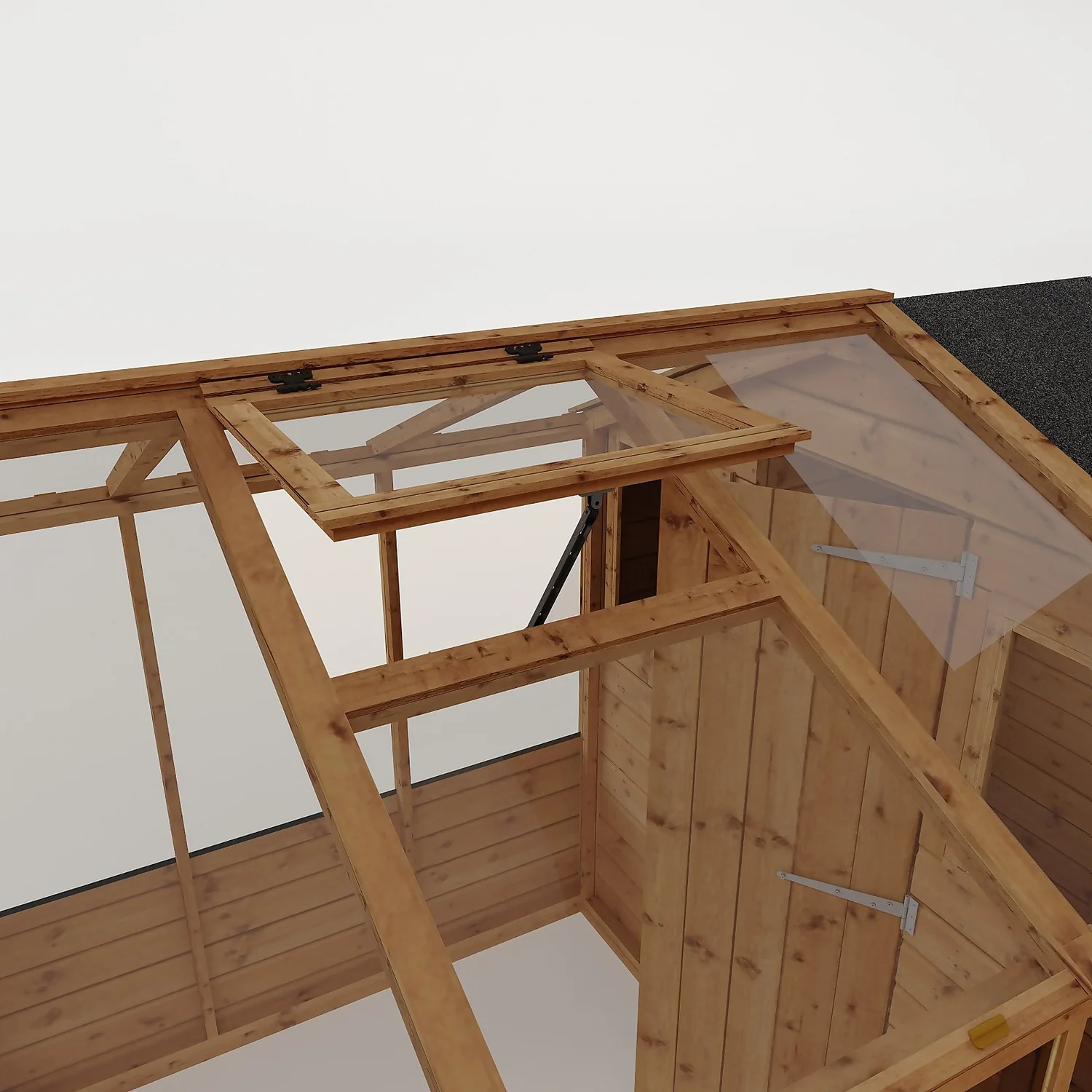 Mercia 10 X 6ft Traditional Apex Greenhouse Combi 5 Mercia 10 X 6ft Traditional Apex Greenhouse Combi - Image 5