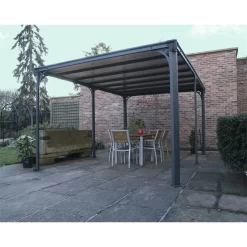 Palram - Canopia Milano 4300 Garden Gazebo Grey Bronze
