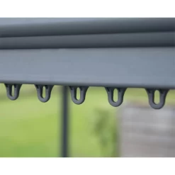 Palram - Canopia Milano 4300 Garden Gazebo Grey Bronze -Garden Tool Store 12821928 3634833173472855