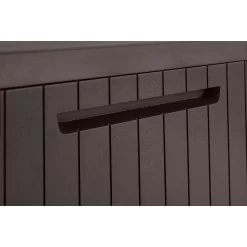 Keter City Outdoor Garden Storage Box 113L - Brown 14 Keter City Outdoor Garden Storage Box 113L - Brown -Garden Tool Store 12822290 1714900073814477