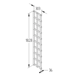 Heavy Duty Trellis - 30cm - Pack Of 10 -Garden Tool Store 12823390 1704833221101029