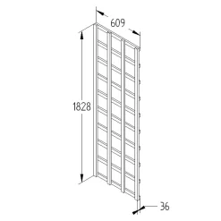 Heavy Duty Trellis - 61cm - Pack Of 5 -Garden Tool Store 12823393 1124833219851625
