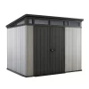 Keter Artisan 9 X 7ft Outdoor Garden Storage Pent Shed - Grey