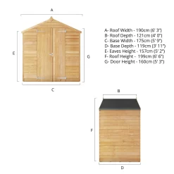 Mercia 4 X 6ft Overlap Apex Windowless Shed - Incl. Installation 18 Mercia 4 X 6ft Overlap Apex Windowless Shed - Incl. Installation -Garden Tool Store 12825396 1795023716628626