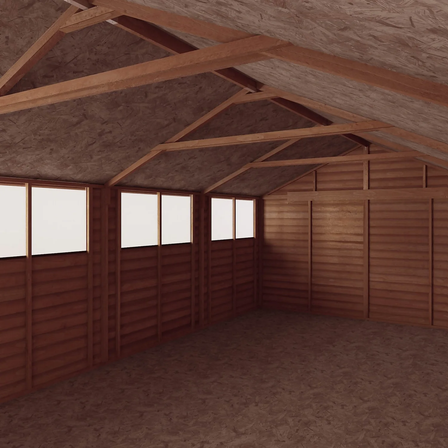 Mercia 20 X 10ft Overlap Apex Shed - Incl. Installation 4 Mercia 20 X 10ft Overlap Apex Shed - Incl. Installation - Image 4