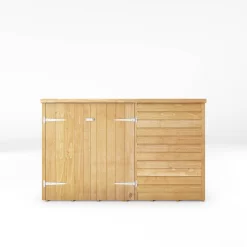 Mercia 6 X 4ft Overlap Pent Bike Shed - Incl. Installation -Garden Tool Store 12825547 1454989186671628