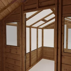 Mercia 12 X 6ft Traditional Apex Greenhouse Combi - Installation Included -Garden Tool Store 12825710 1384976511110415