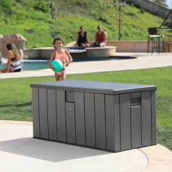 Lifetime Outdoor Plastic Storage Box 568 Litres -Garden Tool Store 12826332 1744833225240174