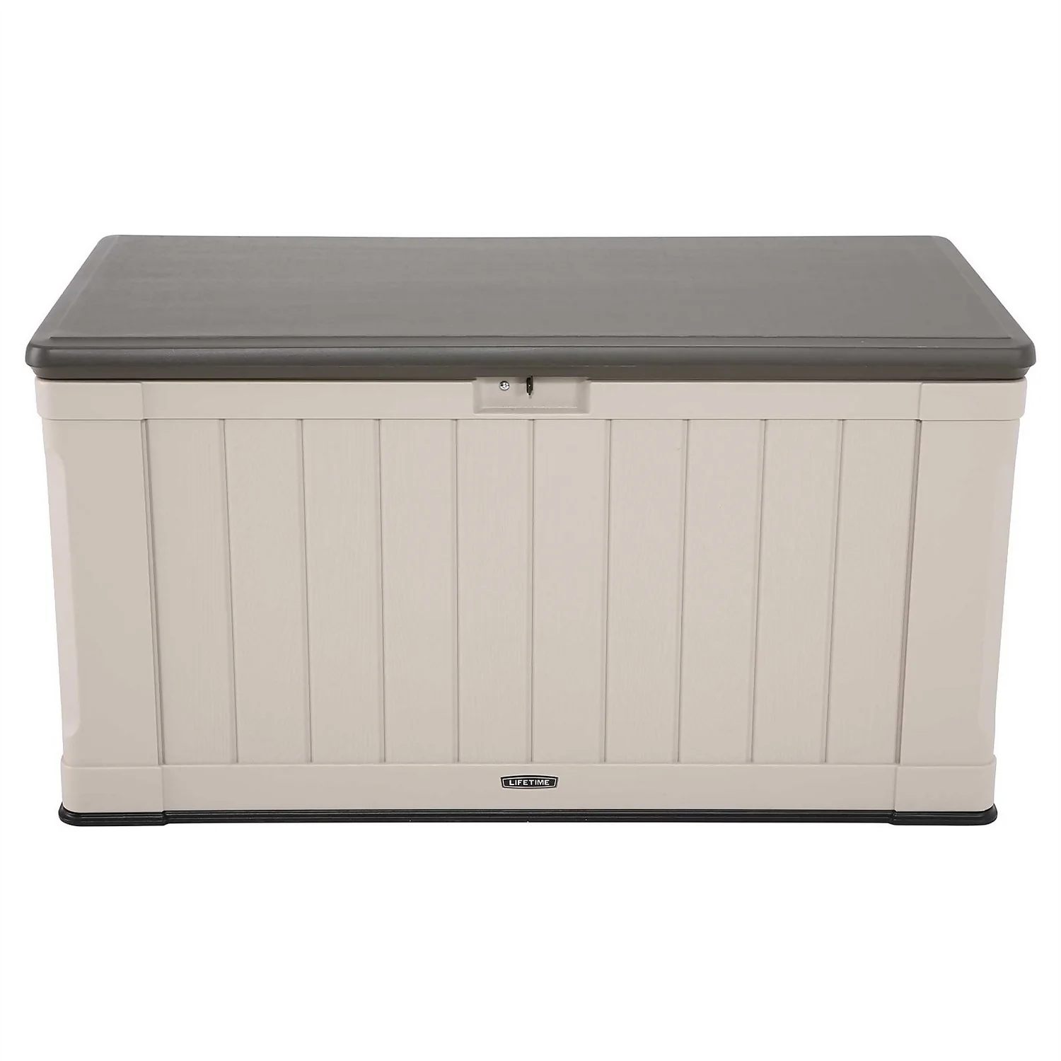 Lifetime Outdoor Plastic Garden Storage Box - 439 Litres 2 Lifetime Outdoor Plastic Garden Storage Box - 439 Litres - Image 2