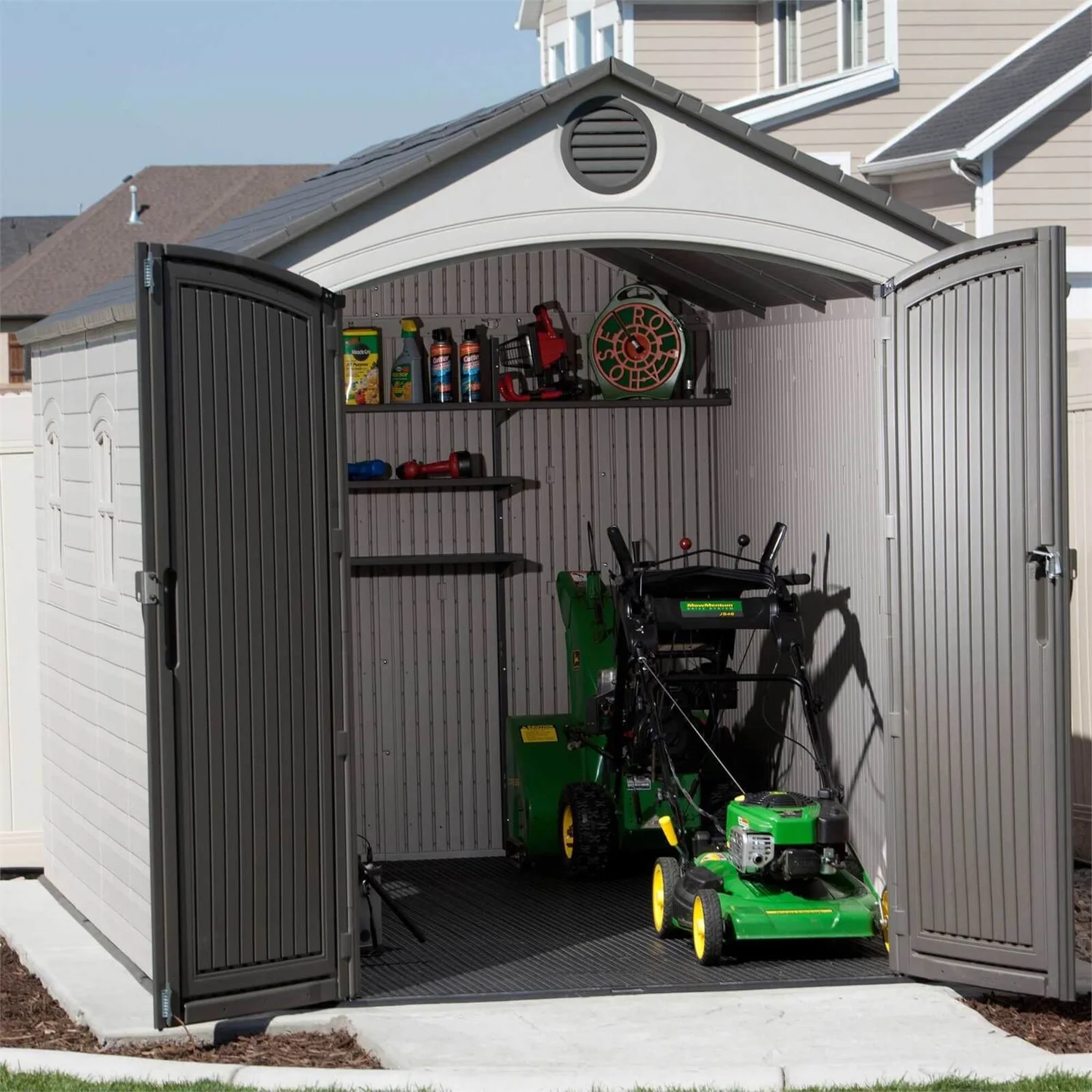 Lifetime 8 X 15ft Outdoor Storage Shed 3 Lifetime 8 X 15ft Outdoor Storage Shed - Image 3