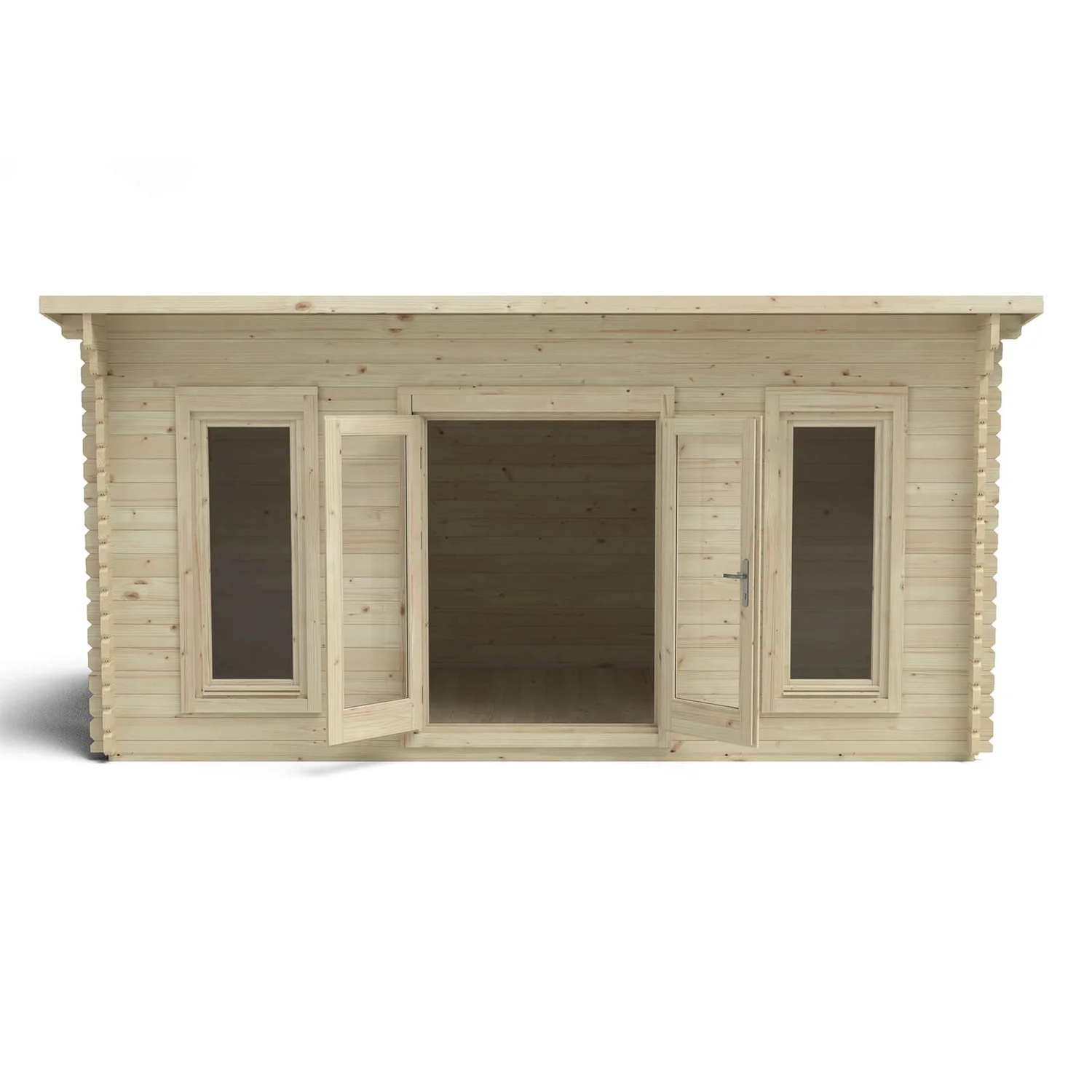 Forest Elmley 5.0m X 3.0m Log Cabin Double Glazed 34kg Polyester Felt, Plus Underlay 3 Forest Elmley 5.0m X 3.0m Log Cabin Double Glazed 34kg Polyester Felt, Plus Underlay - Image 3
