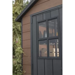 Keter Newton 7.5 X 11ft Outdoor Plastic Garden Storage Shed - Brown 14 Keter Newton 7.5 X 11ft Outdoor Plastic Garden Storage Shed - Brown -Garden Tool Store 12833045 1724843485146046