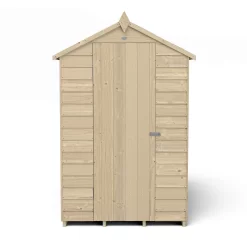 Forest 6 X 4ft Overlap Pressure Treated Apex Shed- 4 Window -Garden Tool Store 12833289 4584833201819756