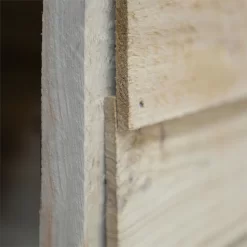 Forest 6 X 4ft Overlap Pressure Treated Apex Shed- 4 Window- Incl. Installation -Garden Tool Store 12833309 1854833204721791