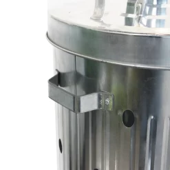 None Garden Galvanised Steel Incinerator / Fire Bin With Lid - 85L -Garden Tool Store 12834094 6265030658477975