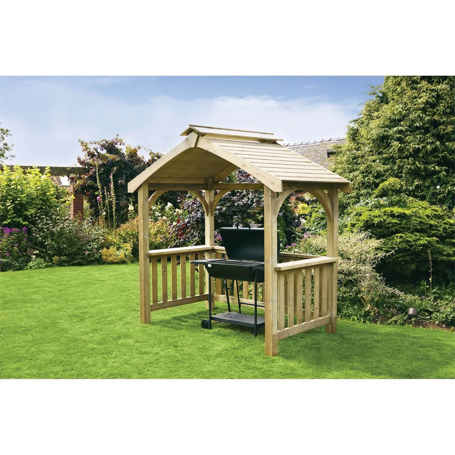 Anchor Fast Milldale Barbecue Shelter FSC 1 Anchor Fast Milldale Barbecue Shelter FSC