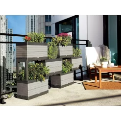 Modular Planter Set - Grey 8 Modular Planter Set - Grey -Garden Tool Store 12836339 1664845831850113