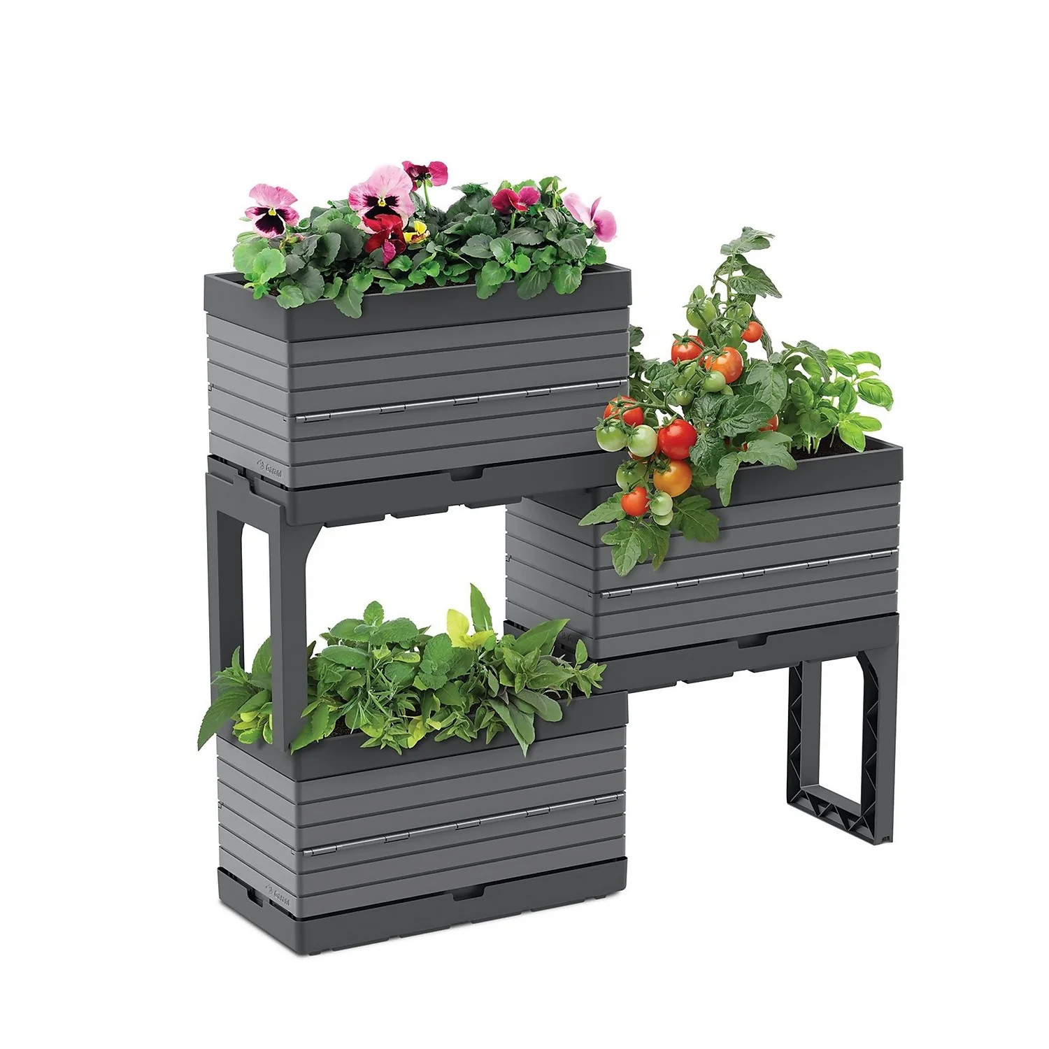 Modular Planter Set - Grey 1 Modular Planter Set - Grey