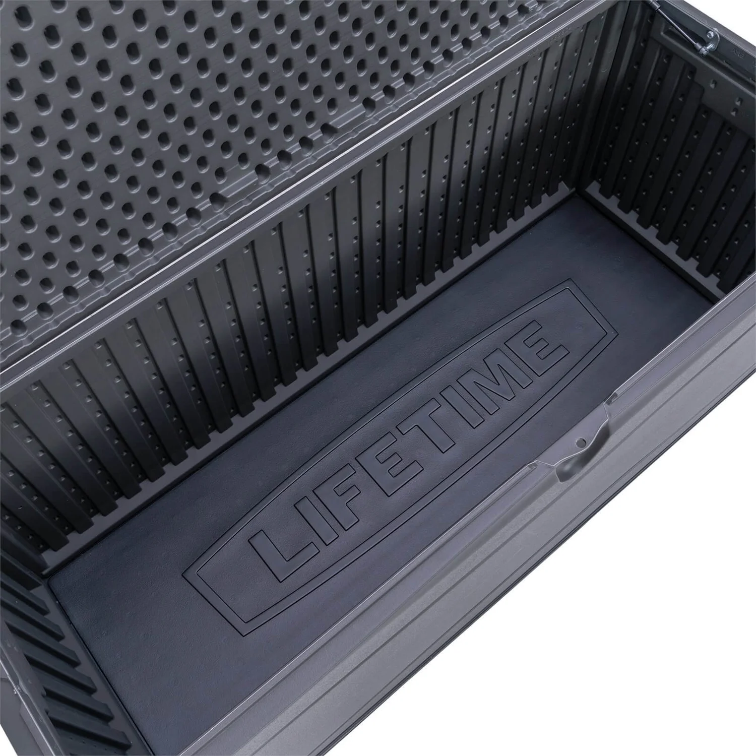 Lifetime Heavy Duty 492L Outdoor Deck Box - Carbonized Gray 2 Lifetime Heavy Duty 492L Outdoor Deck Box - Carbonized Gray - Image 2