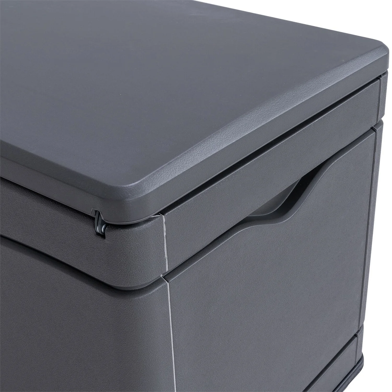 Lifetime Heavy Duty 492L Outdoor Deck Box - Carbonized Gray 3 Lifetime Heavy Duty 492L Outdoor Deck Box - Carbonized Gray - Image 3