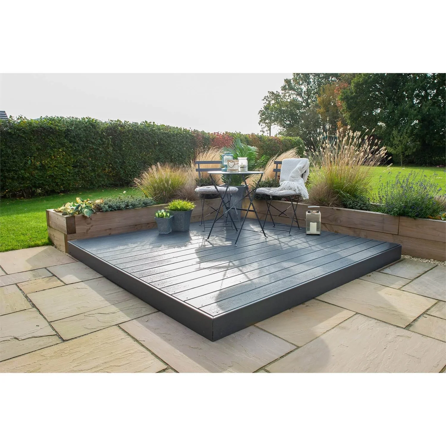 Ecodek Composite Deck Kit - Grey 1 Ecodek Composite Deck Kit - Grey